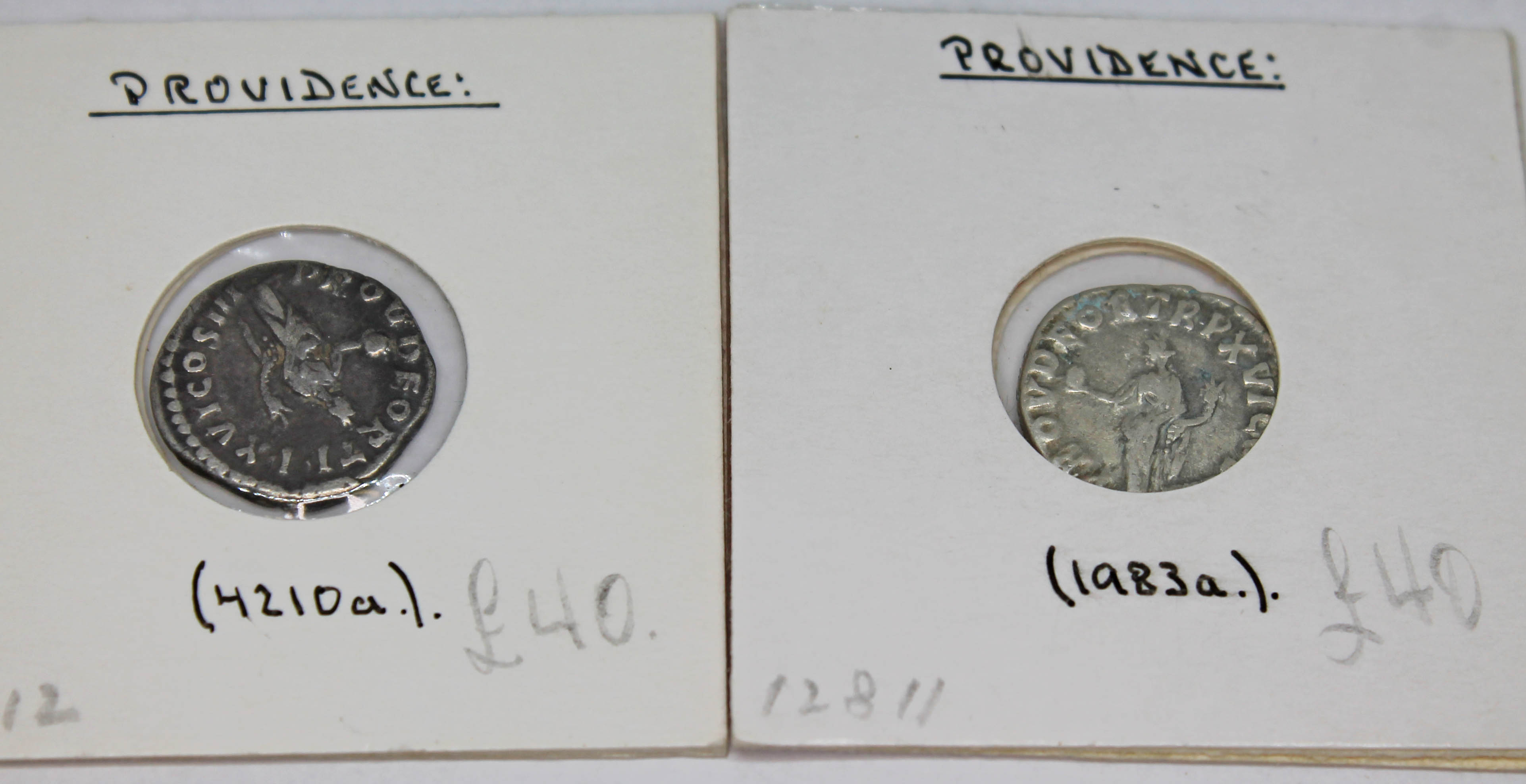 A group of nine ancient Roman coins to include 6 x Marcus Aurelius 161-180 A.D Denarius (2 x - Image 8 of 11