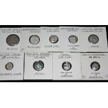 A group of nine ancient coins to include 1 x Alexander III(the great) 336-323 B.C silver drachm of