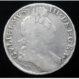 William III (1694-1702), half crown, decimo, 1698.