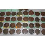 A collection of Russian coins to include 33 x 5 kopeks various dates 1762 to 1796 and 1 x Nicholas I