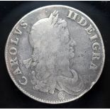 Charles II (1660-1685), crown, 1662, rose below bust.