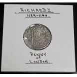 Richard I (1189-1199), penny of London, stivene on lvn.