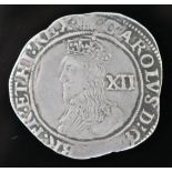 Charles I (1625-1649), shilling, type 3, 1633-34, m.m. portcullis.