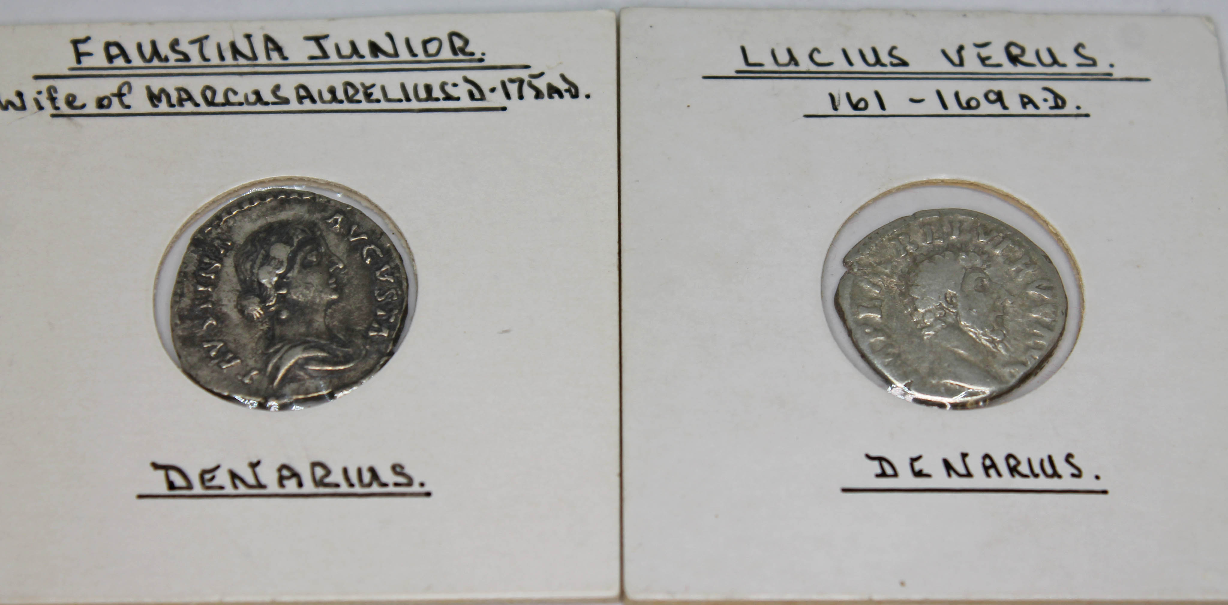 A group of nine ancient Roman coins to include 6 x Marcus Aurelius 161-180 A.D Denarius (2 x - Image 11 of 11