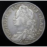 George II (1727-1760), half crown, lima, 1746.