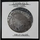 Charles I (1625-1649), halfcrown, type 3a1, m.m. tun, 1636-1638.