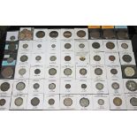 A collection of European coins to include 1 x Geneva six sols 1678, 1 x france Henry II douzain