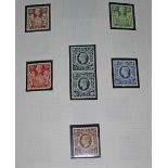 GB mint stamp collection, comprising seven Stanley Gibbons Tower stamp albums, Victoria to Elizabeth