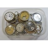 Various pocket watch spares and repairs.