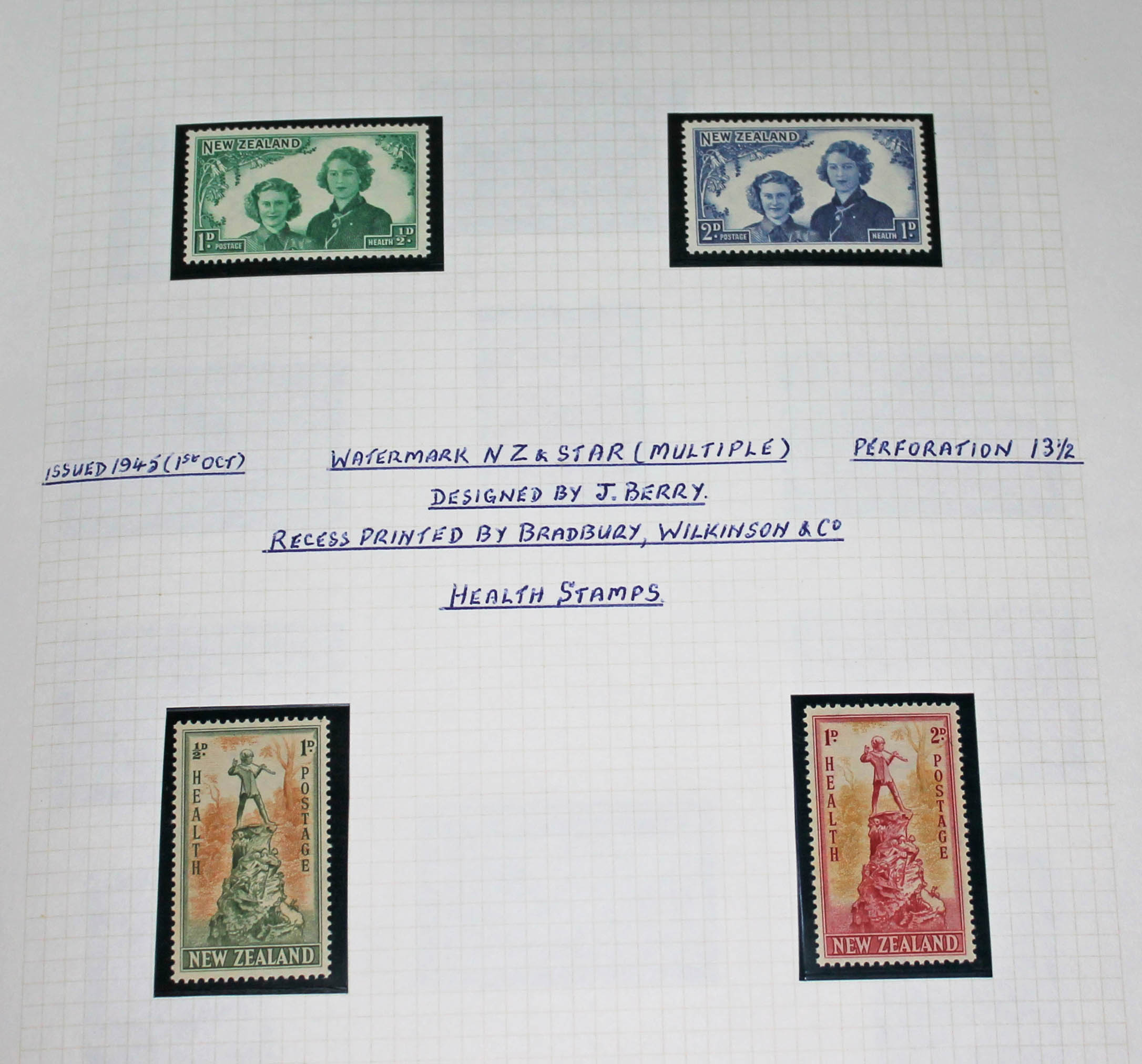 New Zealand mint stamp collection, one Stanley Gibbons Tower stamp album, 1920 to 1974, Victory - Image 4 of 10