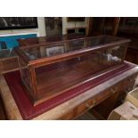 A Victorian mahogany table top cabinet, length 106cm.
