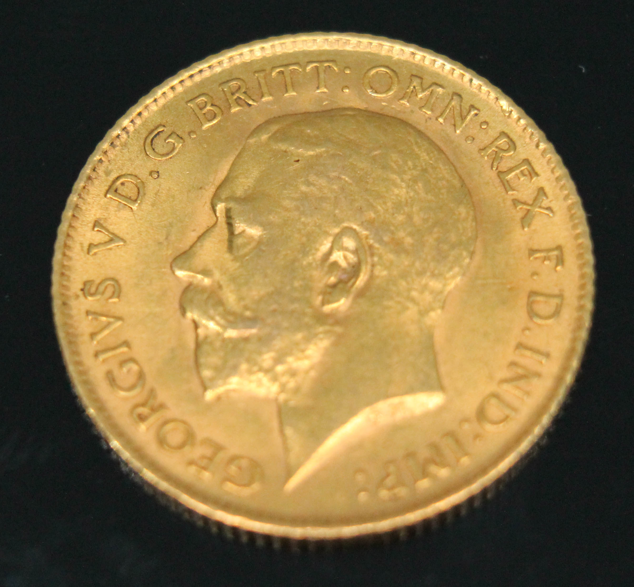 George V half sovereign 1914 with certificate ONLY 10% BUYER'S PREMIUM (INCLUSIVE OF VAT) NORMAL - Image 3 of 3