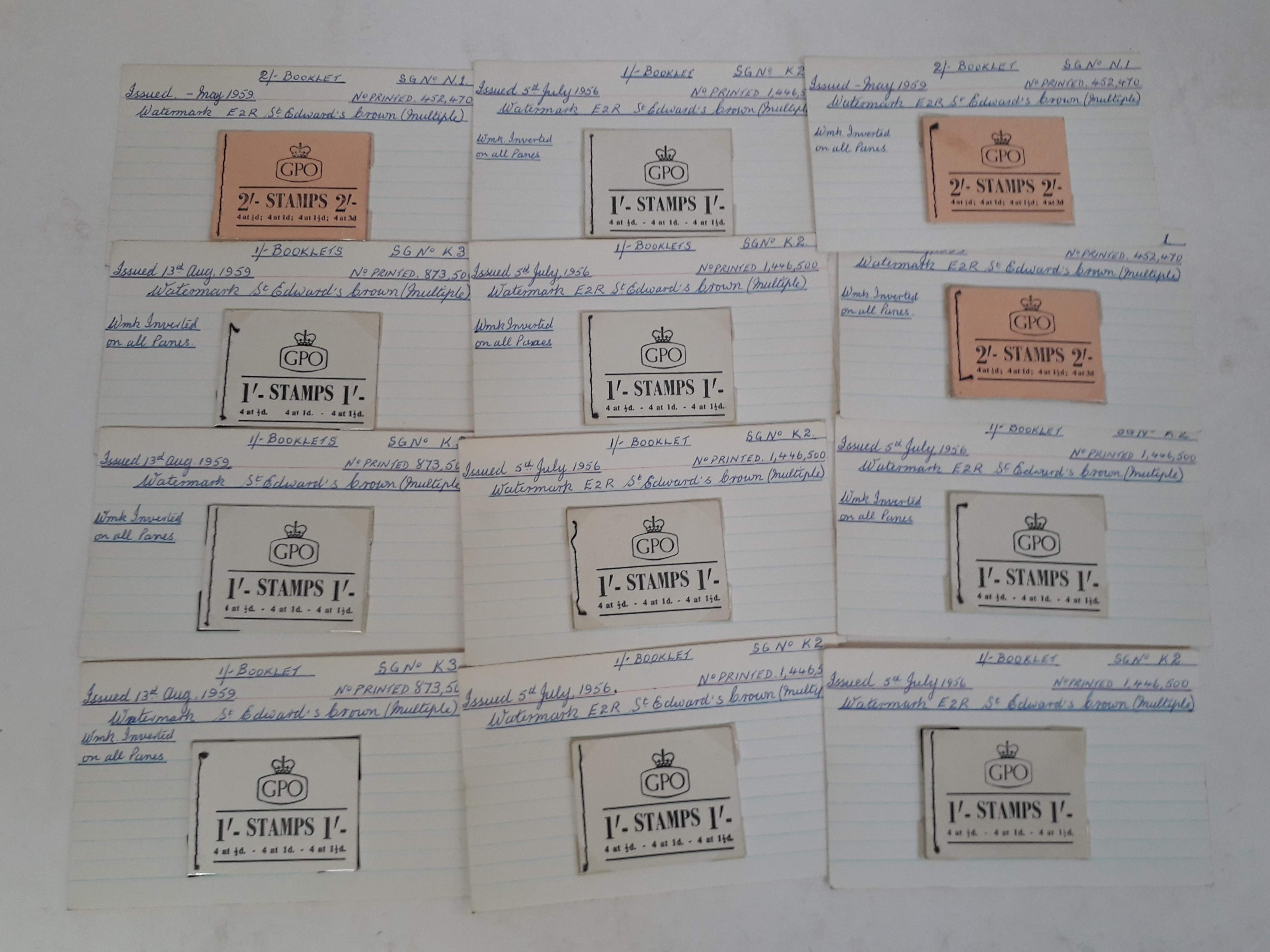 GB mint stamp booklet collection, mainly 1950s/1960s, some later, approx. 450. - Image 15 of 16