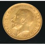 George V half sovereign 1911 with certificate ONLY 10% BUYER'S PREMIUM (INCLUSIVE OF VAT) NORMAL