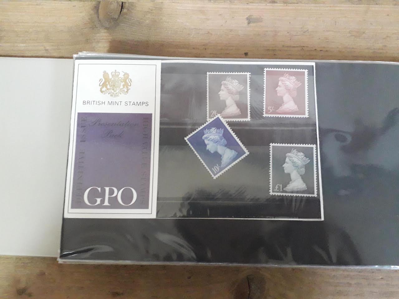 GB British Post Office mint stamp packs, 4 albums, circa 1970s, some high value, collectors packs, - Image 38 of 46