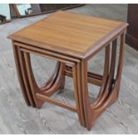 A G-Plan teak nest of tables.