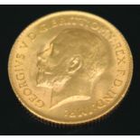 George V half sovereign 1914 with certificate ONLY 10% BUYER'S PREMIUM (INCLUSIVE OF VAT) NORMAL