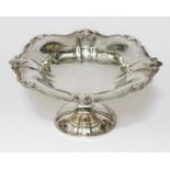 A George V silver pedestal dish, Gorham Manufacturing Co, Birmginahm 1913, height 12.5cm, wt. 20 1/