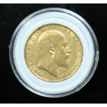 Edward VII sovereign 1907 ONLY 10% BUYER'S PREMIUM (INCLUSIVE OF VAT) NORMAL ONLINE FEES APPLY.