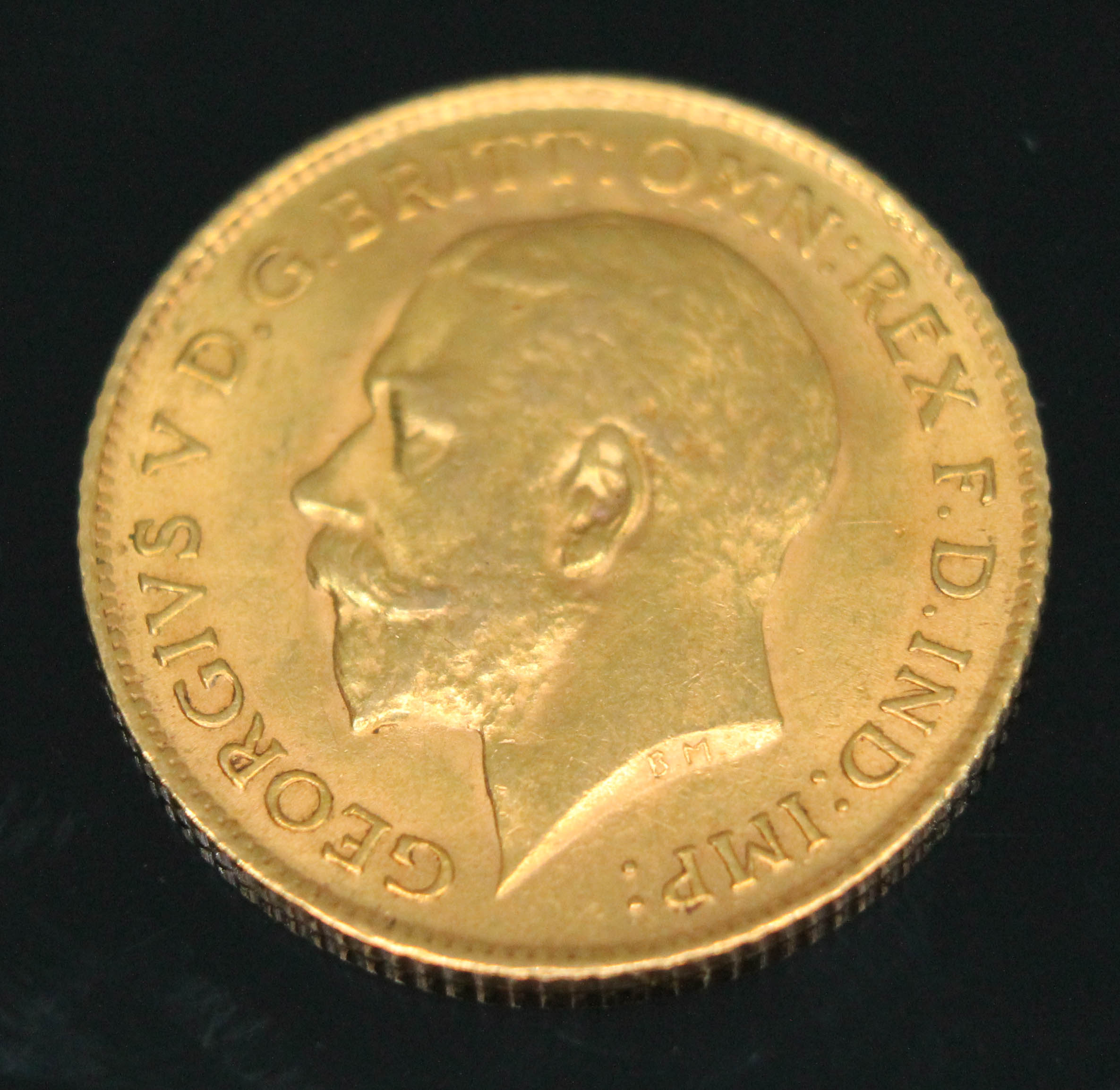 George V half sovereign 1914 with certificate ONLY 10% BUYER'S PREMIUM (INCLUSIVE OF VAT) NORMAL