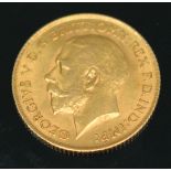 George V half sovereign 1914 with certificate ONLY 10% BUYER'S PREMIUM (INCLUSIVE OF VAT) NORMAL