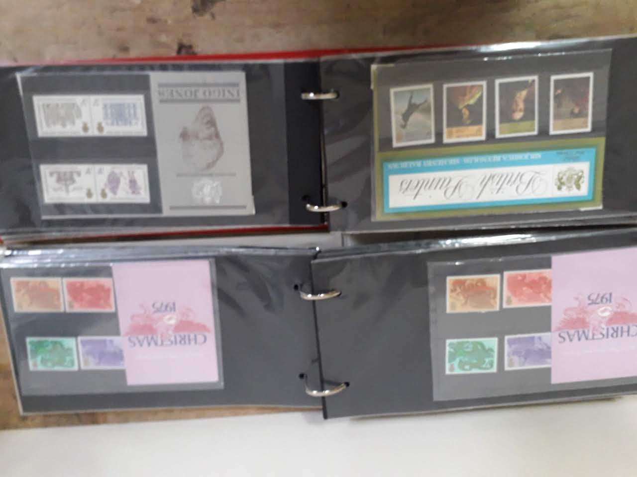 GB British Post Office mint stamp packs, 4 albums, circa 1970s, some high value, collectors packs, - Image 19 of 46