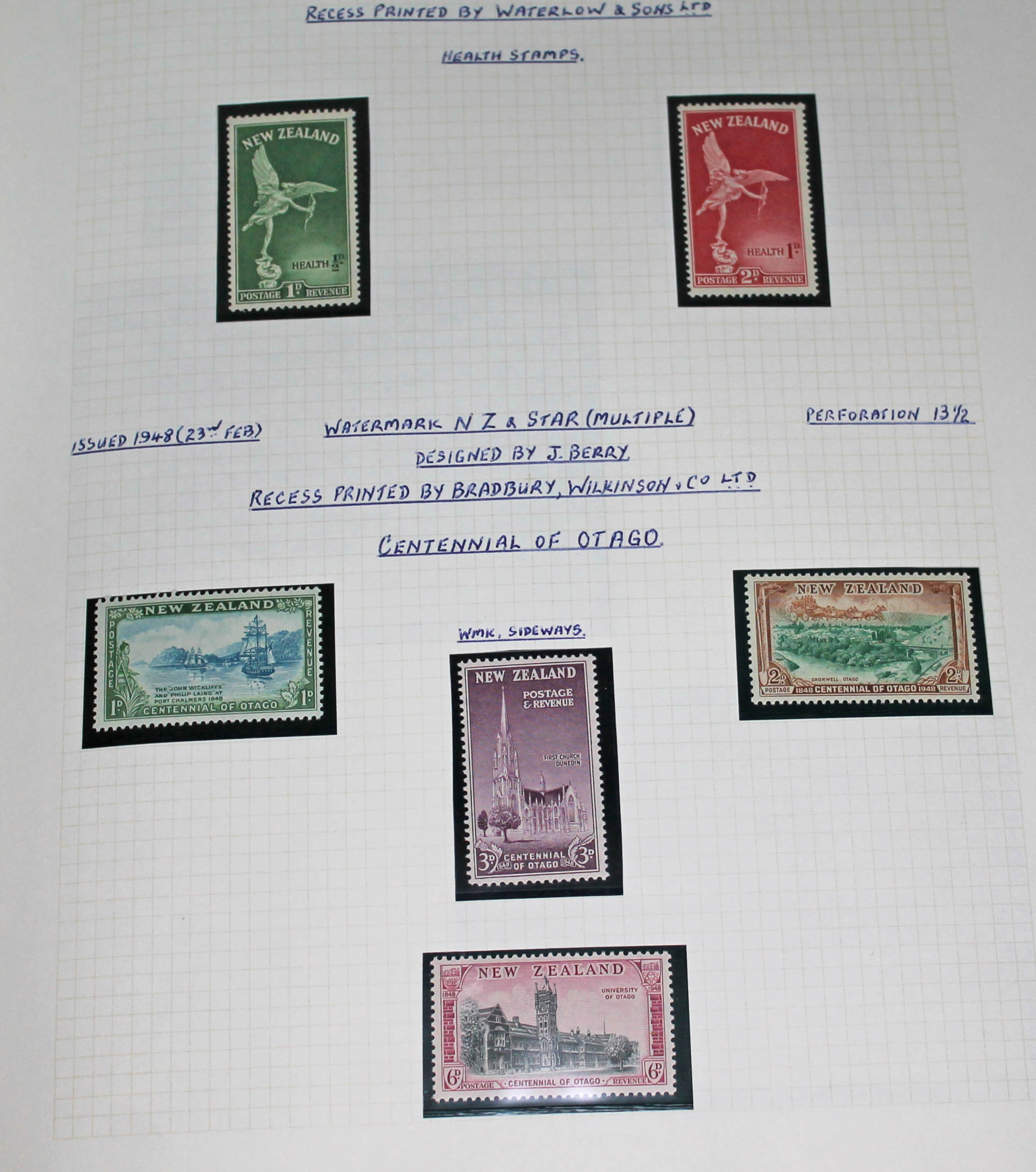New Zealand mint stamp collection, one Stanley Gibbons Tower stamp album, 1920 to 1974, Victory - Image 2 of 10