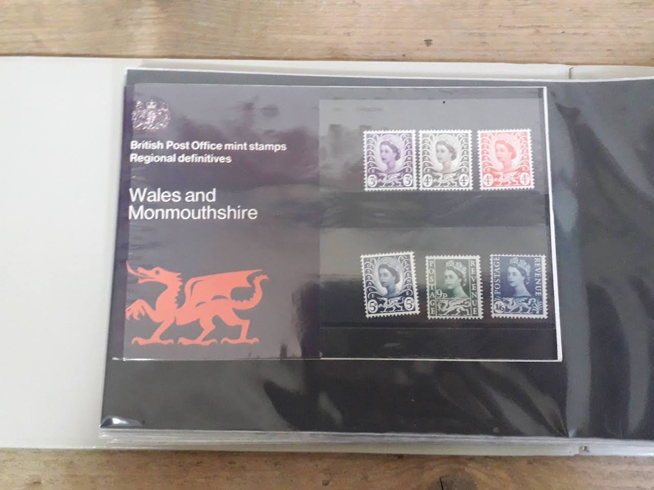 GB British Post Office mint stamp packs, 4 albums, circa 1970s, some high value, collectors packs, - Image 46 of 46