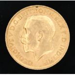 George V 1915 sovereign.