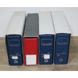 GB British Post Office mint stamp packs, 4 albums, circa 1970s, some high value, collectors packs,