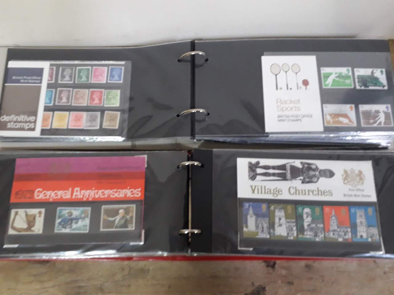 GB British Post Office mint stamp packs, 4 albums, circa 1970s, some high value, collectors packs, - Image 10 of 46