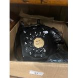 Vinatge black telephone