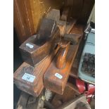 Mathieson & Son/Wilkinson woodworking plane and 2 others including coffin plane. Length of largest