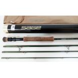 A Sage Z-Axis 10'0" four piece fly fishing rod, model Z-AXIS 8100-4, #8 weight, 4 1/4oz with bag and