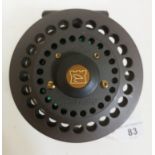 A House of Hardy Viscount MKIII fly fishing reel, LA 10/11, loaded with fly line. Good condition,