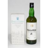 Two bottles of scotch whisky; House of Lords De Luxe Blended 70cl 40% (level- high shoulder)and