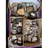 A collection of various minerals and rocks.