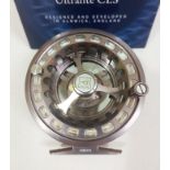 A Hardy Ulralite 5000 CLS fly fishing reel, loaded with fly line, with original box. Good condition,