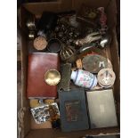 A box of collectables.