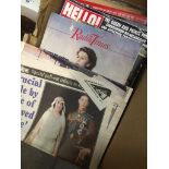 A box of Royal ephemera "Hello" magazines, etc.