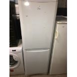 An Indeset fridge freezer.