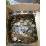 A large quantity of GB pre-decimal coins, approx 4 kg.