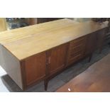 A G-Plan teak sideboard, length 214cm.