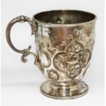 A Victorian silver tankard, Henry Wilkinson & Co, London 1867, height 10.5cm, weight 5 3/4oz