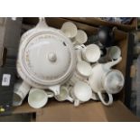 Mayfair china dinner ware in a box