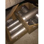 2 boxes of wood burning stove pipes