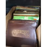 A box of LPs to include Carpenters, etc.