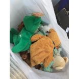Collection of soft toys, mainly Ty's
