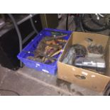 2 boxes of tools and large tool box