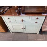 A painted sideboard